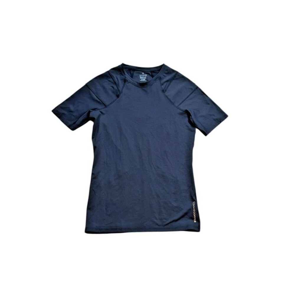 Tommie Copper Compression Shirt Mens Size Medium 0873MR Shoulder Support Black